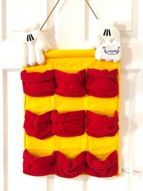 Disney Store Mickey Mouse Clubhouse Door Hanger Display Hanging Room Organizer